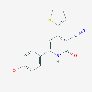 6-(4-Methoxyphenyl)-2-oxo-4-(2-thienyl)-1,2-dihydro-3-pyridinecarbonitrile