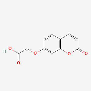 molecular formula C11H8O5 B2920241 [(2-oxo-2H-chromen-7-yl)oxy]acetic acid CAS No. 126424-85-9; 126424-85-9