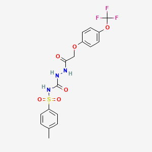 1-(2-(4-Trifluoromethoxyphenoxy)acetyl)-4-((4-methylphenyl)sulfonyl)semicarbazide