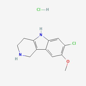 7-chloro-8-methoxy-2,3,4,5-tetrahydro-1H-pyrido[4,3-b]indole hydrochloride