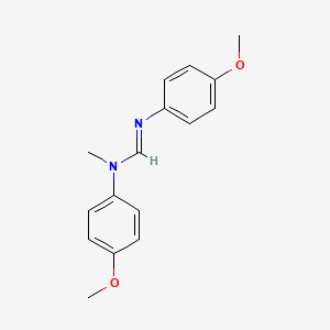 molecular formula C16H18N2O2 B2920330 N-Methyl-N,N'-bis(4-methoxyphenyl)formamidine CAS No. 77501-20-3
