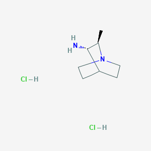 (2R,3S)-2-Methyl-1-azabicyclo[2.2.2]octan-3-amine;dihydrochloride