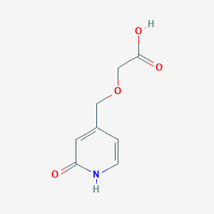 2-[(2-Oxo-1,2-dihydropyridin-4-yl)methoxy]acetic acid