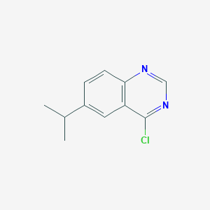 4-Chloro-6-(propan-2-yl)quinazoline