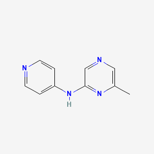molecular formula C10H10N4 B2920359 6-methyl-N-(pyridin-4-yl)pyrazin-2-amine CAS No. 2320377-20-4