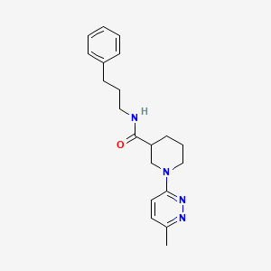 1-(6-methylpyridazin-3-yl)-N-(3-phenylpropyl)piperidine-3-carboxamide