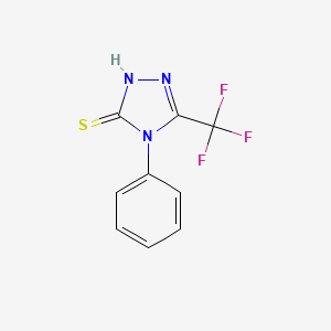 4-phenyl-5-(trifluoromethyl)-4H-1,2,4-triazole-3-thiol