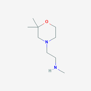 [2-(2,2-Dimethylmorpholin-4-yl)ethyl](methyl)amine