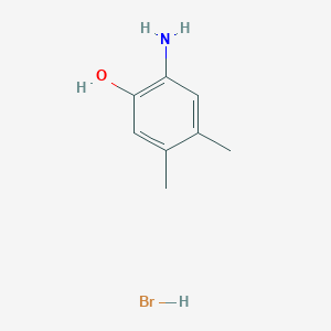 2-Amino-4,5-dimethylphenol;hydrobromide
