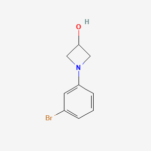molecular formula C9H10BrNO B2920398 1-(3-Bromophenyl)azetidin-3-ol CAS No. 1779983-71-9
