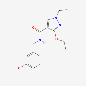 B2920400 3-ethoxy-1-ethyl-N-(3-methoxybenzyl)-1H-pyrazole-4-carboxamide CAS No. 1014087-83-2