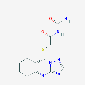 N-methyl-N'-[(5,6,7,8-tetrahydro[1,2,4]triazolo[5,1-b]quinazolin-9-ylsulfanyl)acetyl]urea