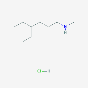 molecular formula C9H22ClN B2920456 (4-Ethylhexyl)(methyl)amine hydrochloride CAS No. 1989671-33-1