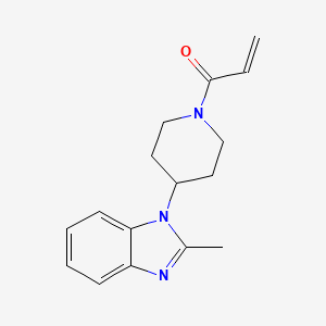 1-[4-(2-Methylbenzimidazol-1-yl)piperidin-1-yl]prop-2-en-1-one