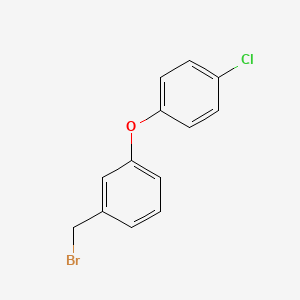 molecular formula C13H10BrClO B2920495 1-(Bromomethyl)-3-(4-chlorophenoxy)benzene CAS No. 69411-40-1