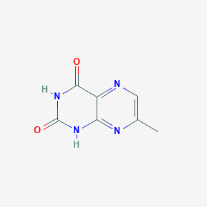 molecular formula C7H6N4O2 B029205 7-Méthyl Lumazine CAS No. 13401-38-2