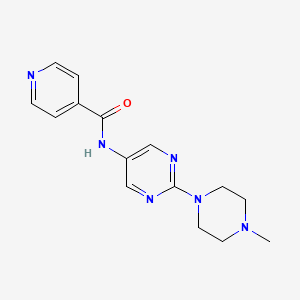 N-(2-(4-methylpiperazin-1-yl)pyrimidin-5-yl)isonicotinamide