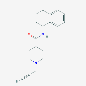 molecular formula C19H24N2O B2920517 1-Prop-2-ynyl-N-(1,2,3,4-tetrahydronaphthalen-1-yl)piperidine-4-carboxamide CAS No. 1423707-87-2