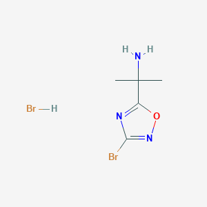 2-(3-Bromo-1,2,4-oxadiazol-5-yl)propan-2-amine hydrobromide