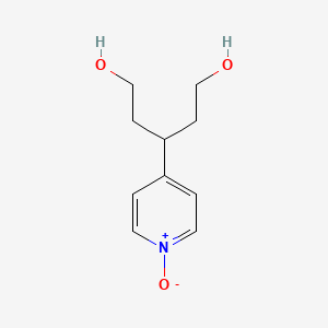 molecular formula C10H15NO3 B2920530 3-(1-Oxido-4-pyridinyl)-1,5-pentanediol CAS No. 865076-13-7