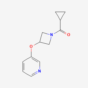 Cyclopropyl(3-(pyridin-3-yloxy)azetidin-1-yl)methanone