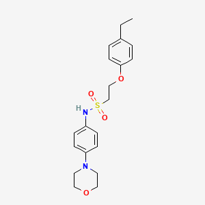 2-(4-ethylphenoxy)-N-(4-morpholinophenyl)ethanesulfonamide