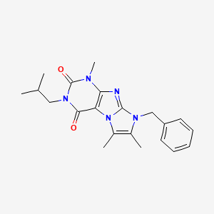 6-Benzyl-4,7,8-trimethyl-2-(2-methylpropyl)purino[7,8-a]imidazole-1,3-dione