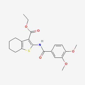 Ethyl 2-[(3,4-dimethoxybenzoyl)amino]-4,5,6,7-tetrahydro-1-benzothiophene-3-carboxylate