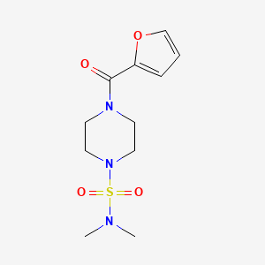 4-(furan-2-carbonyl)-N,N-dimethylpiperazine-1-sulfonamide