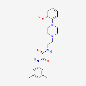 molecular formula C23H30N4O3 B2920597 N1-(3,5-dimethylphenyl)-N2-(2-(4-(2-methoxyphenyl)piperazin-1-yl)ethyl)oxalamide CAS No. 1049420-39-4