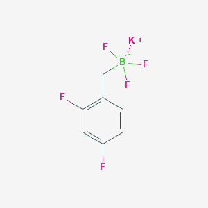 molecular formula C7H5BF5K B2920603 Potassium (2,4-difluorobenzyl)trifluoroborate CAS No. 1632070-90-6