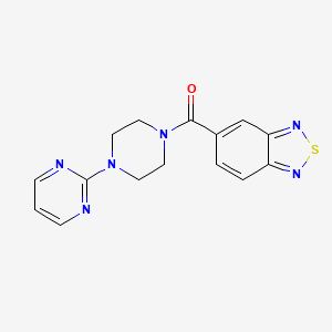 Benzo[c][1,2,5]thiadiazol-5-yl(4-(pyrimidin-2-yl)piperazin-1-yl)methanone