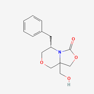 rac-(5S,8aS)-5-Benzyl-8a-(hydroxymethyl)tetrahydrooxazolo[4,3-c][1,4]oxazin-3(1H)-one