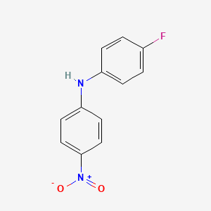 molecular formula C12H9FN2O2 B2920632 N-(4-fluorophenyl)-4-nitroaniline CAS No. 330-89-2