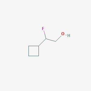 molecular formula C6H11FO B2920661 2-Cyclobutyl-2-fluoroethan-1-ol CAS No. 1780699-35-5
