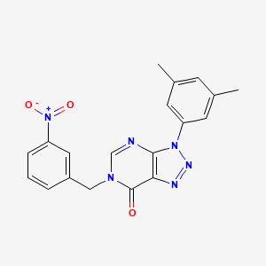 3-(3,5-Dimethylphenyl)-6-[(3-nitrophenyl)methyl]triazolo[4,5-d]pyrimidin-7-one