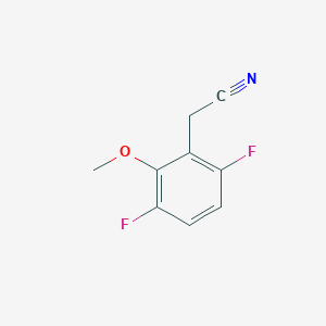molecular formula C9H7F2NO B2920687 3,6-Difluoro-2-methoxyphenylacetonitrile CAS No. 1261760-73-9