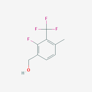 molecular formula C9H8F4O B2920694 2-Fluoro-4-methyl-3-(trifluoromethyl)benzyl alcohol CAS No. 1824048-70-5