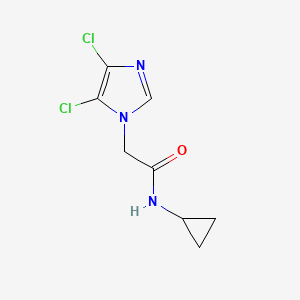 N-cyclopropyl-2-(4,5-dichloro-1H-imidazol-1-yl)acetamide