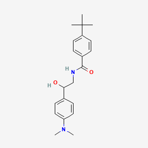 molecular formula C21H28N2O2 B2920721 4-(tert-butyl)-N-(2-(4-(dimethylamino)phenyl)-2-hydroxyethyl)benzamide CAS No. 1421514-24-0