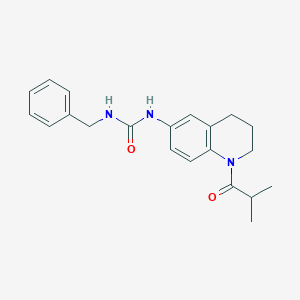 1-Benzyl-3-(1-isobutyryl-1,2,3,4-tetrahydroquinolin-6-yl)urea