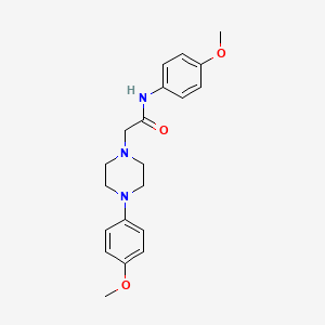 N-(4-methoxyphenyl)-2-[4-(4-methoxyphenyl)piperazin-1-yl]acetamide