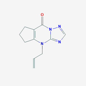 4-allyl-4,5,6,7-tetrahydro-8H-cyclopenta[d][1,2,4]triazolo[1,5-a]pyrimidin-8-one