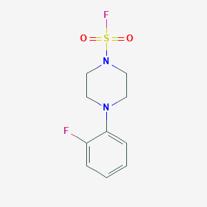 molecular formula C10H12F2N2O2S B2920770 4-(2-Fluorophenyl)piperazine-1-sulfonyl fluoride CAS No. 2411289-26-2