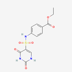 ethyl 4-[(2,4-dioxo-1H-pyrimidin-5-yl)sulfonylamino]benzoate