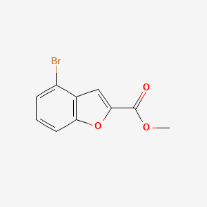 molecular formula C10H7BrO3 B2920837 Methyl 4-bromobenzofuran-2-carboxylate CAS No. 1696966-52-5