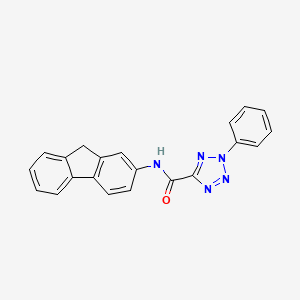 N-(9H-fluoren-2-yl)-2-phenyl-2H-tetrazole-5-carboxamide