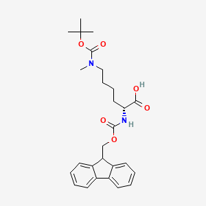 molecular formula C27H34N2O6 B2920854 Fmoc-D-Lys(Boc,Me)-OH CAS No. 2044709-77-3