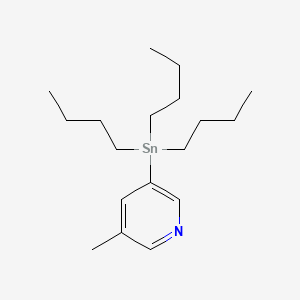 molecular formula C18H33NSn B2920866 3-Methyl-5-(tributylstannyl)pyridine CAS No. 167556-63-0