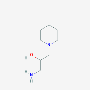 molecular formula C9H20N2O B2920899 1-氨基-3-(4-甲基哌啶-1-基)丙烷-2-醇 CAS No. 953747-88-1